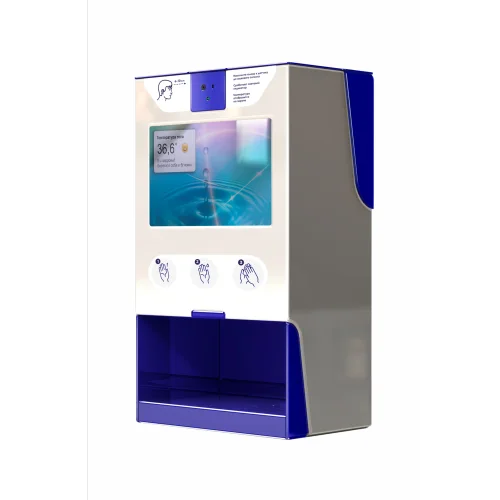 Contactless disinfector Next Pro with thermometer and information screen 