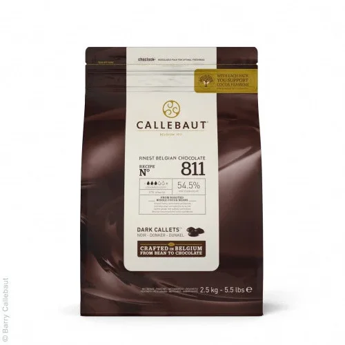Темный шоколад Callebaut 811 54,5% 1кг