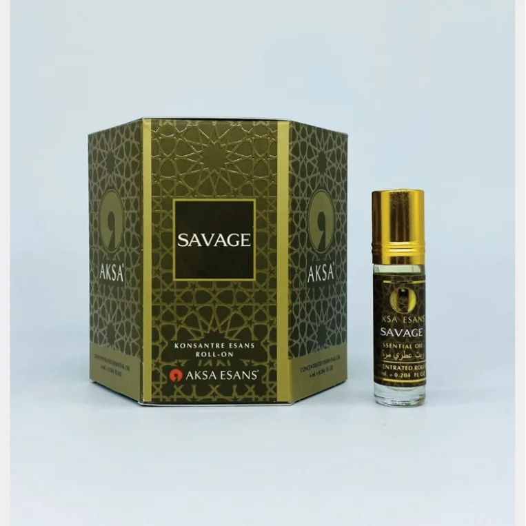 Turkish oil perfume perfume Wholesale SAVAGE Aksa 6 ml
