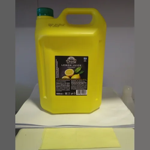 Concentrated lemon juice DELPHI, 4000 ml
