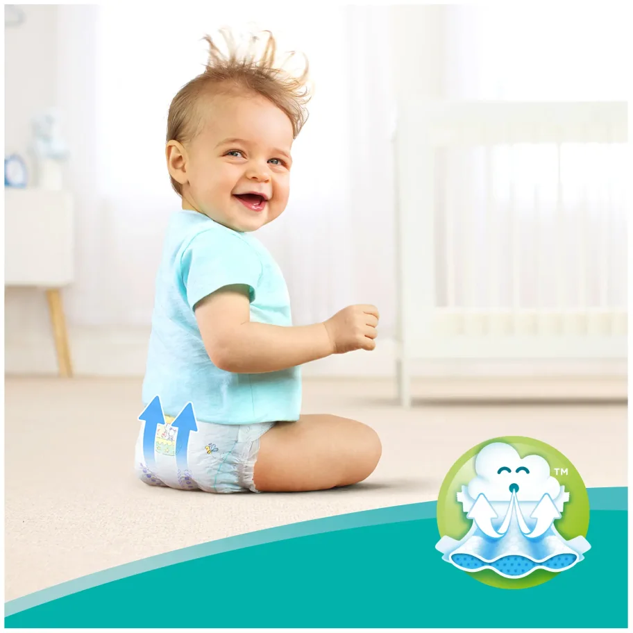 Подгузники Pampers Active Baby-Dry 10–15 кг, размер 4+, 120 шт.