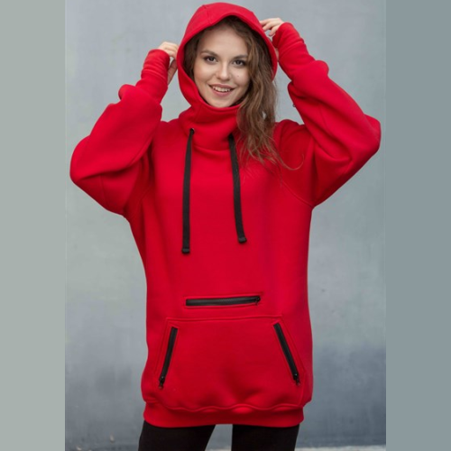 Hoodie for riding red