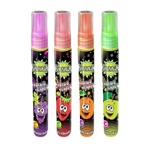 Sour attack glowing spray