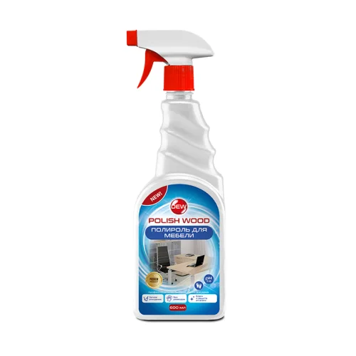  Furniture polish Dew anti-dust, cleaning agent for house cleaning household chemicals 600ml.