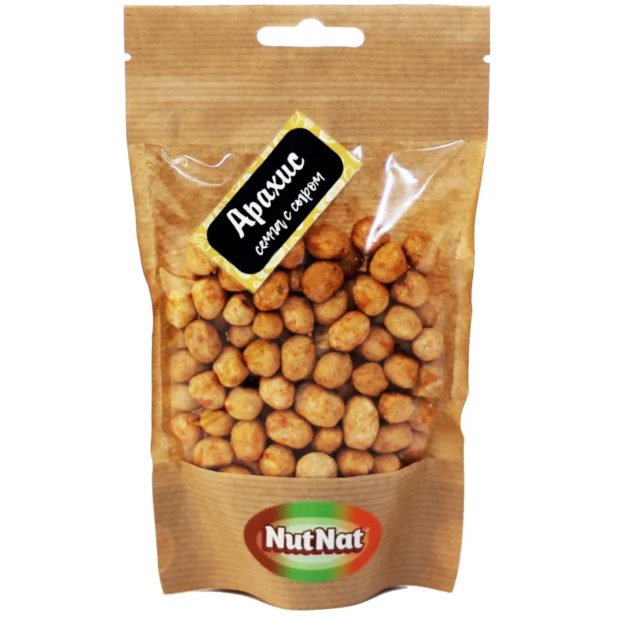 Salmon-flavored peanuts with cheese