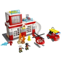 Конструктор LEGO DUPLO Пожарная часть и вертолёт 10970