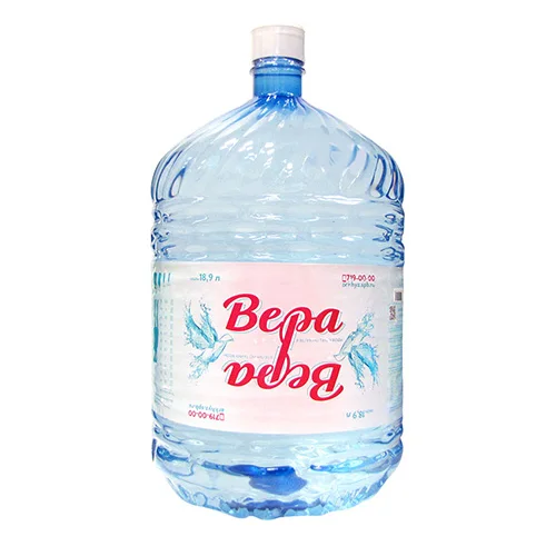 Water "Vera" 18.9 liters, disposable packaging
