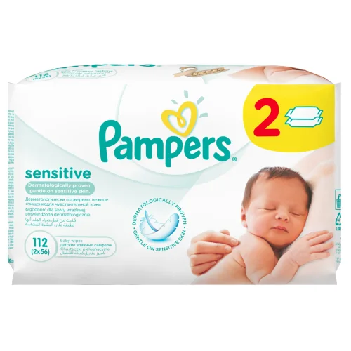 Children's wet wipes Pampers Sensitive