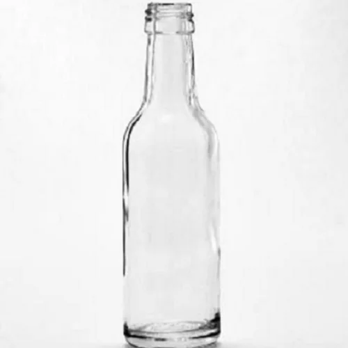 Cylindrical glass bottle 50 ml under a screw cap 18 mm
