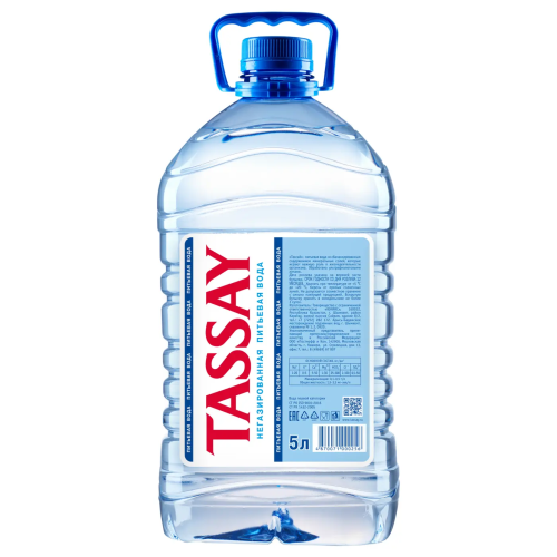 Природная минеральная питьевая вода TASSAY негазированная 5 л