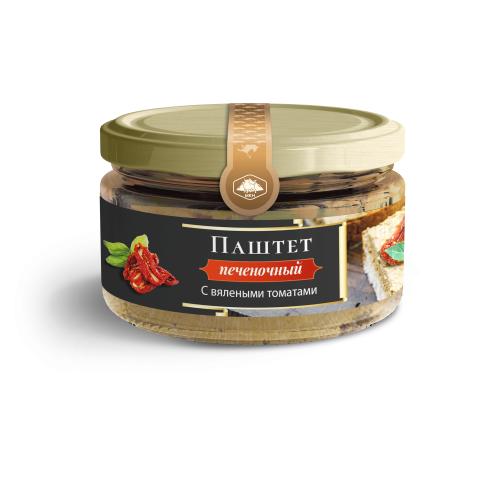 Hepatic Pate with Drier Tomatoes