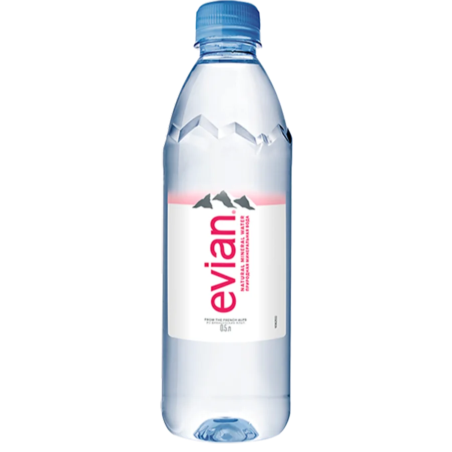 Питьевая вода Evian (Эвиан), 0.5л