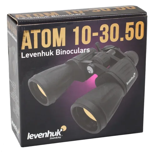 Бинокль Levenhuk Atom 10–30x50