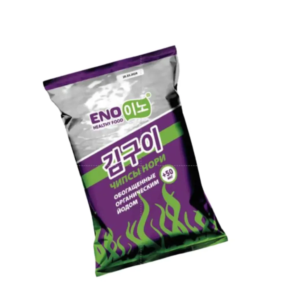 Nori chips + 50 μg of organic iodine