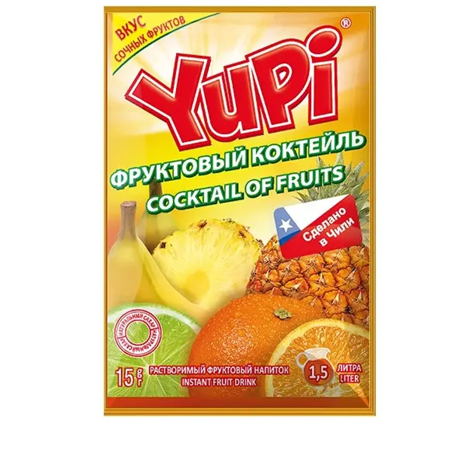 Напиток Yupi фруктовый коктейль 