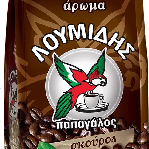 Natural ground dark roasted coffee LOUMIDIS Skuros