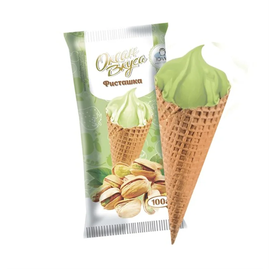 Ice cream with pistachio scent 12%