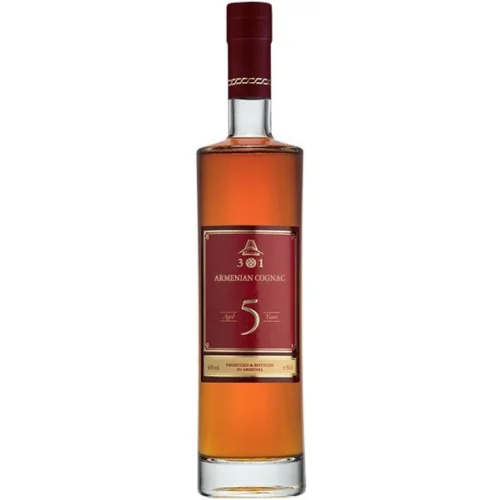 Armenian cognac "Armenia 301", 5 years old