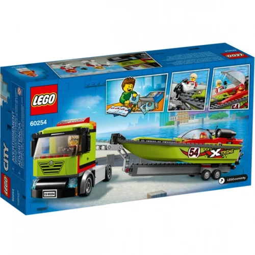 Конструктор LEGO City Транспортировщик скоростных катеров, 238 дет., 60254