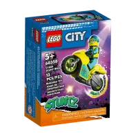 Конструктор LEGO City Stuntz Кибер трюковой байк 60358