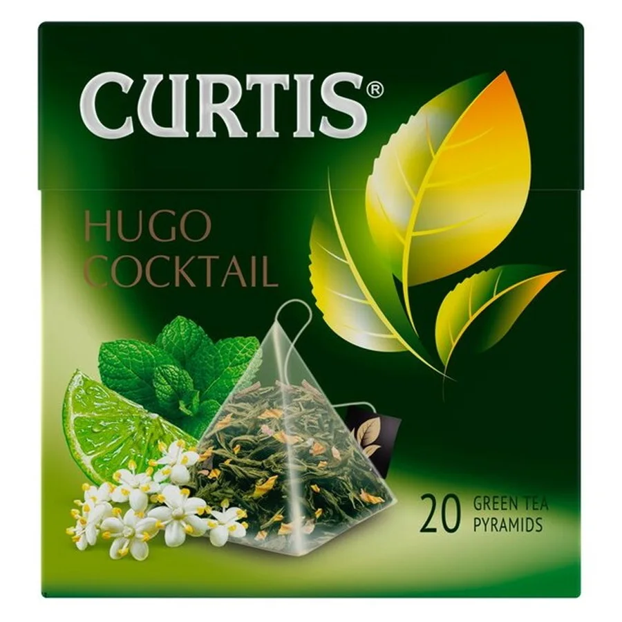 Чай Зеленый Hugo Cocktail CURTIS, 20п*1.8г