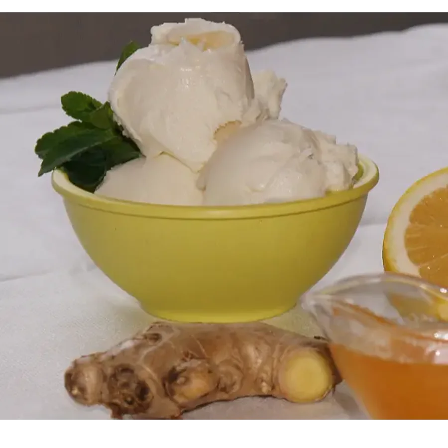 Мороженое имбирно-лимонное