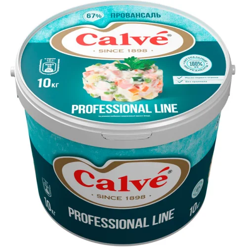 "Calve", mayonnaise "Provencal" 67%, 10 kg