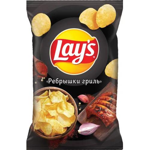 LAY'S chips Grilled ribs, 140g