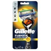 Men's Razor Gillette Fusion5 Proglide Power with 1 Replaceable Cassette