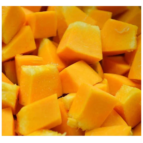 Pumpkin cut (cube)