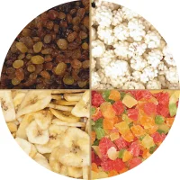 Gift set nut and fruit mixture "Energy" in a box of 800 gr, Favorite nuts (peanuts in icing sugar, malayar raisins, banana chips, pineapple candied cubes mix)