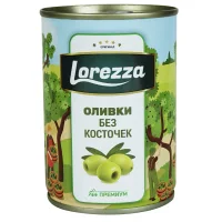Green pitted olives 90g