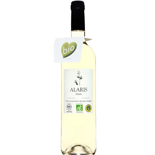 Wine protected geographical indication Dry white region of Castile La Mancha category Vino de la Tierra de Castilla «Alaris Airen« 2019 11.5% 0.75