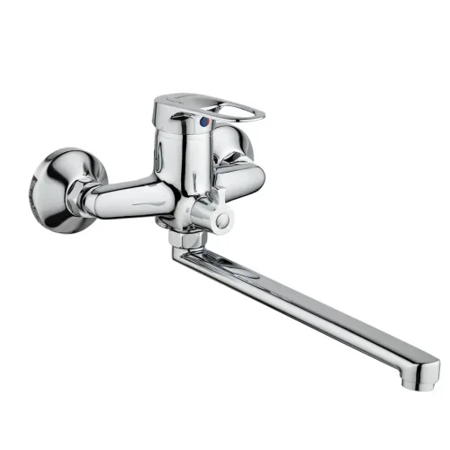 Everest Bath Mixer with Long (30 cm) Rotary Spill and Shower Way