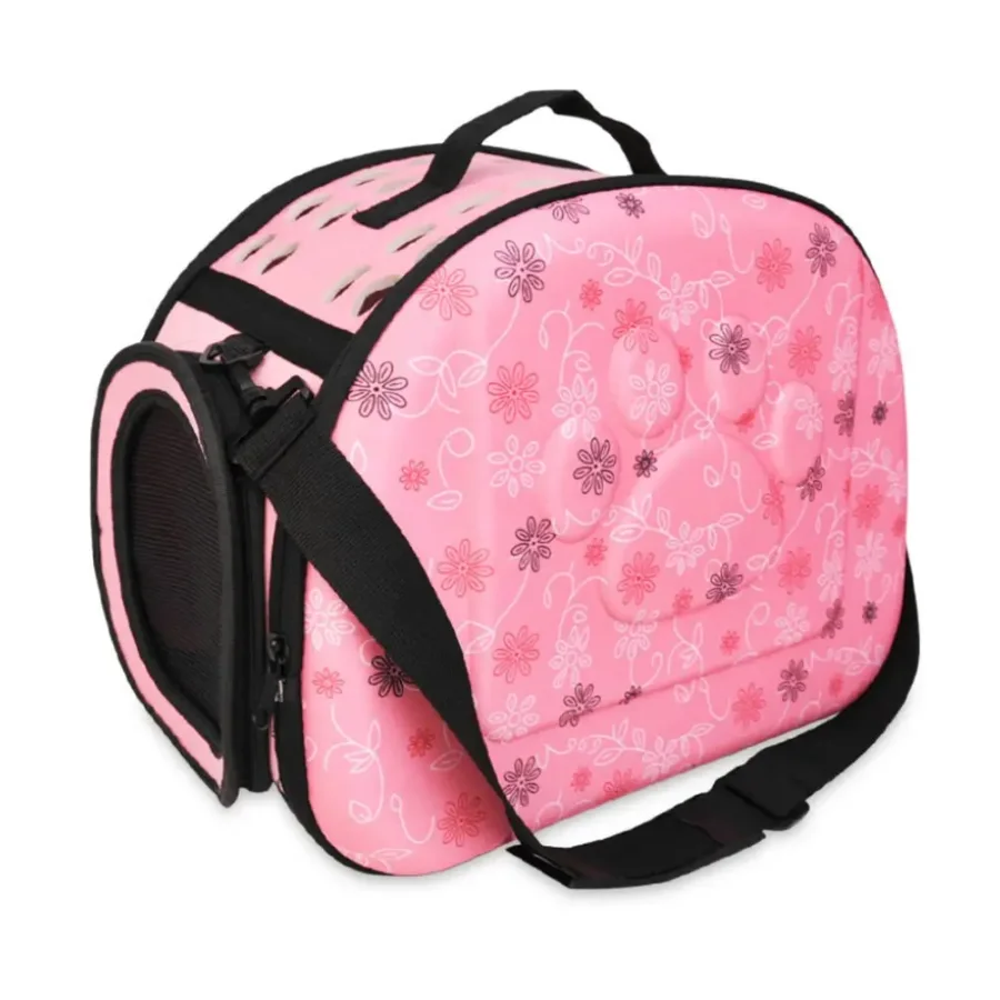 Flat Carrier with Pink Handle