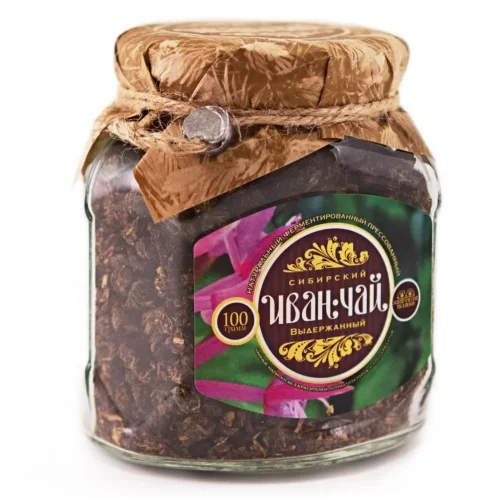 Siberian Ivan tea, "Aged", glass jar, 112gr