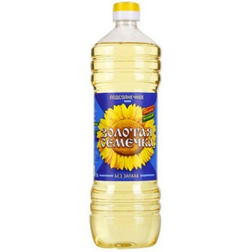 GOLDEN SUNFLOWER SEED refined deodorized sunflower oil, 1L First grade GOST wholesale
