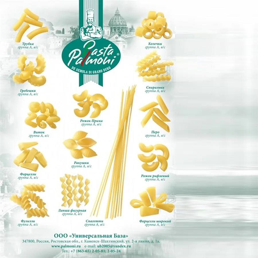 Макаронные изделия Pasta Palmoni™