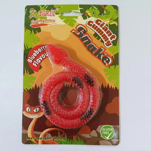 Жевательный Мармелад Gummy House Гигантская Змея 100 гр 1/24