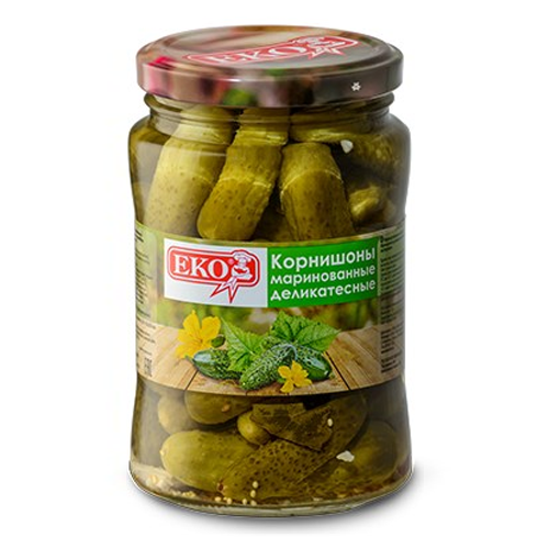 ECO pickled Transcarpathian gherkins