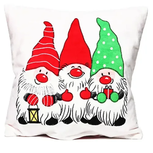 New Year's gift pillow gnomes
