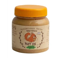 Арахисовая паста NUT IS хрустящая 280 гр Без сахара