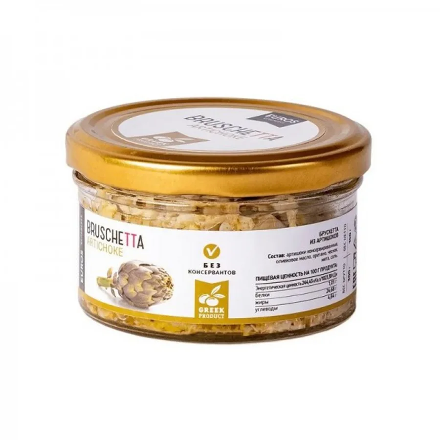 Брускетта из артишоков в оливковом масле 150 г