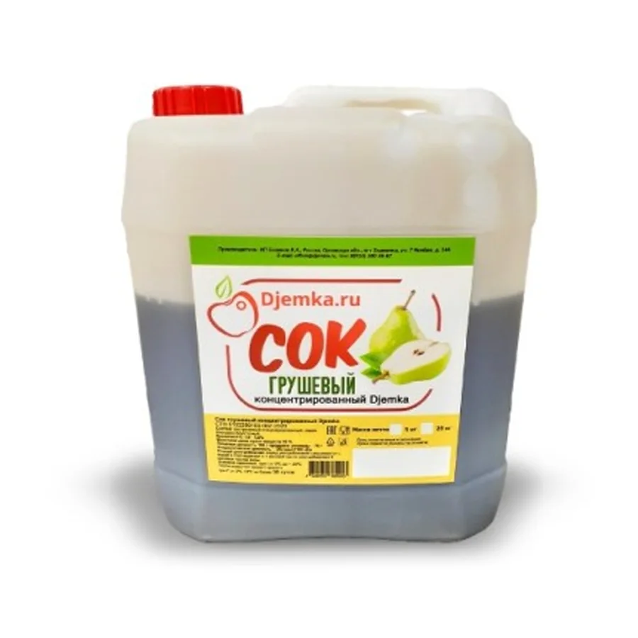 Juice pear concentrated DJEMKA 5 kg
