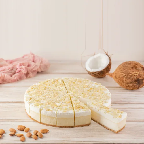 Coconut and Almond Cheesecake