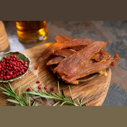 Pork dried chips, 50 gr Meat count.