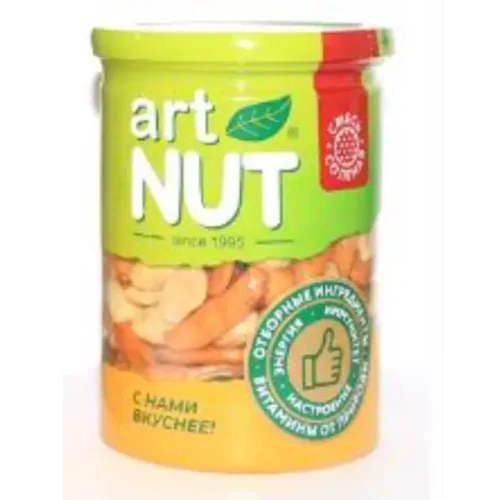 A mixture of crackers and corn salted nuts