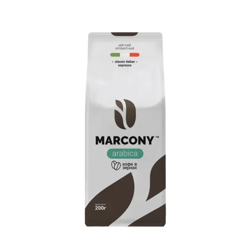 Кофе зер. MARCONY Espresso Caffe 100% Arabica.
