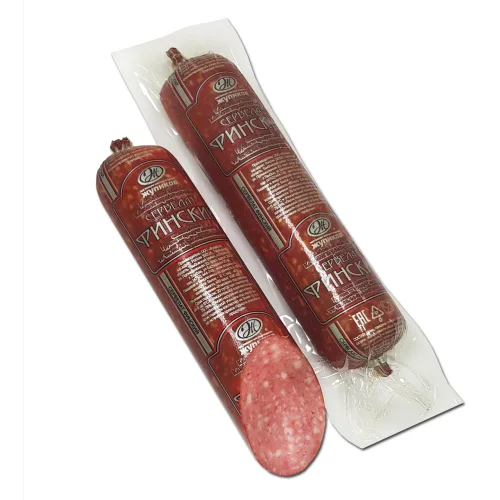 Servelat "Finnish" in / y (piece, 350 g) Real meat products Rope