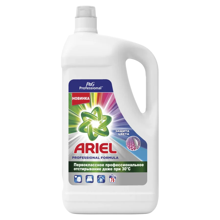 Ariel Professional Color Гель для стирки 4.94л 76 Стирок